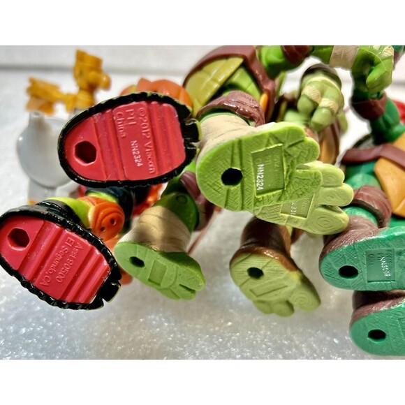 Lot of 4-2012 TMNT Figures Mixed Sets, 1- Mutant Ooze Chuckin' Action As shown - Picture 5 of 6